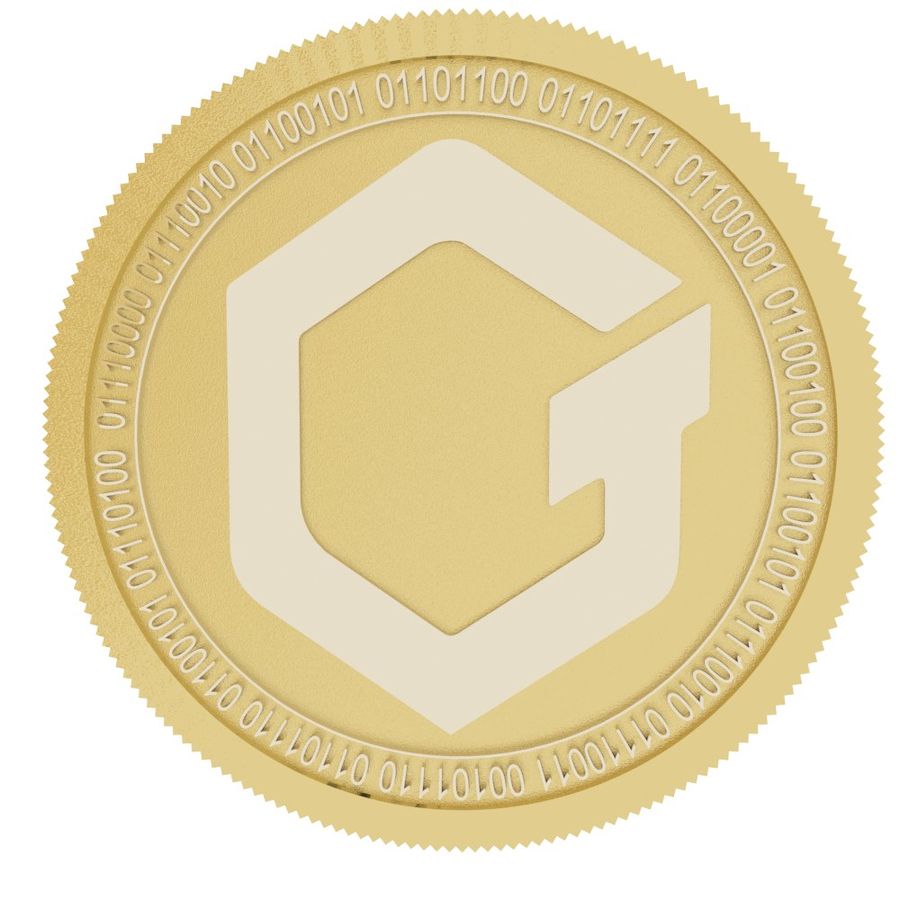 Gatechain Token gold coin 3D Model $9 - .max .unknown - Free3D