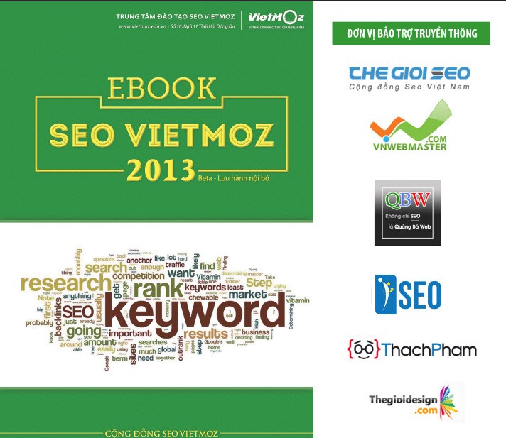 Ebook học SEO 2013 của Vietmoz