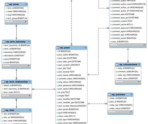 wordpress-database-relationship