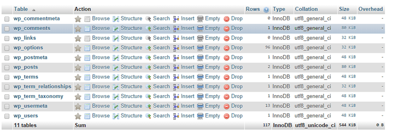 wp-database-table